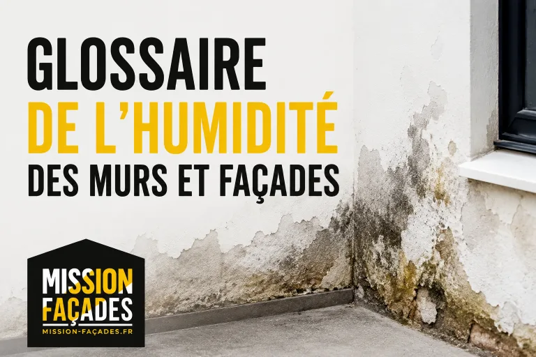 Glossaire de l’humidité des murs et façades : les termes à connaître avant de traiter un mur humide