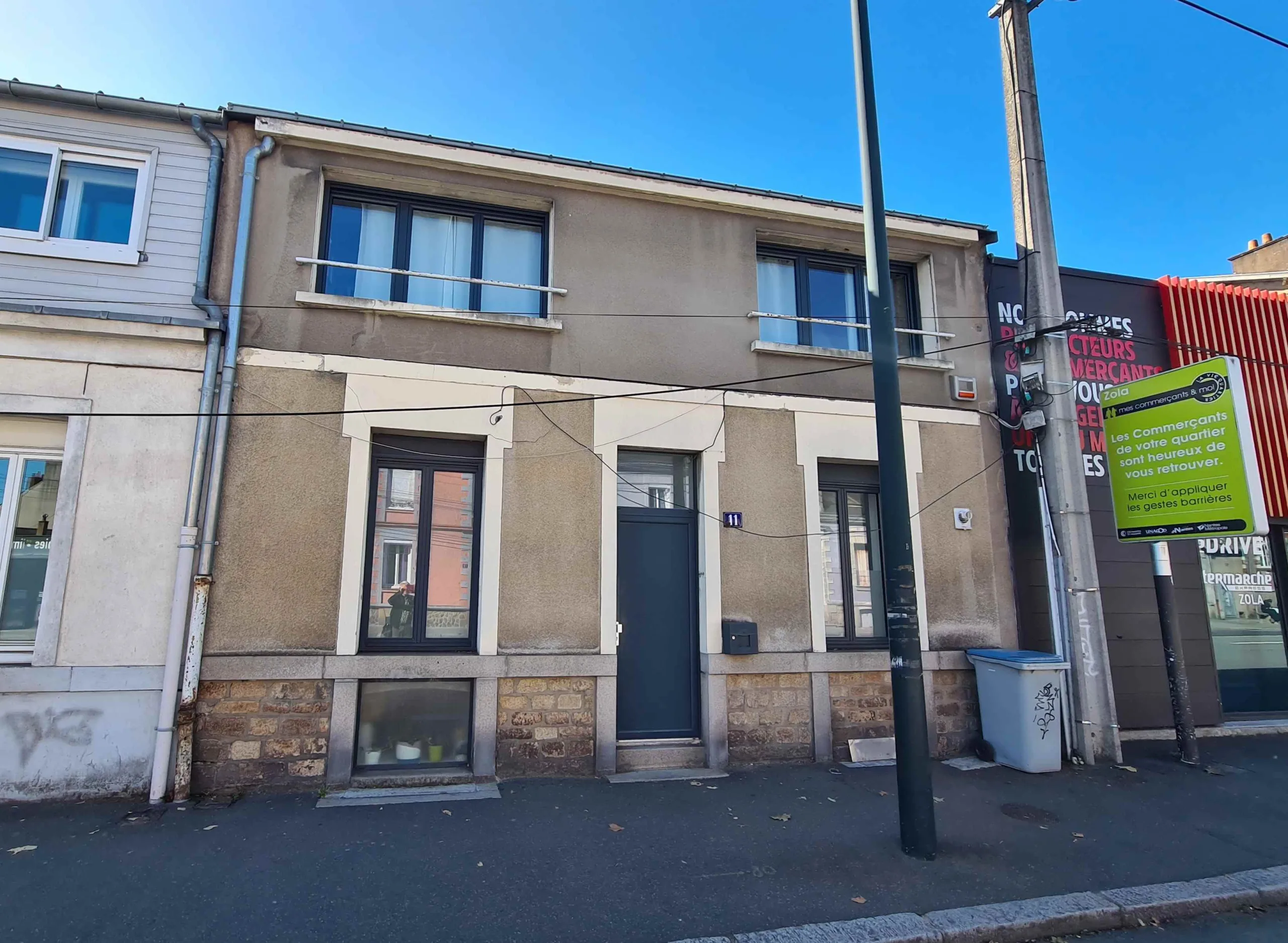 Ravalement d’une maison nantaise à Nantes